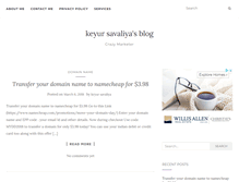 Tablet Screenshot of keyursavaliya.com